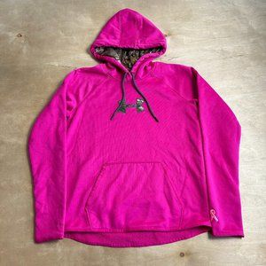 Under Armour Women's Small Athletic Sweatshirt Cancer Awareness Pink Hoodie